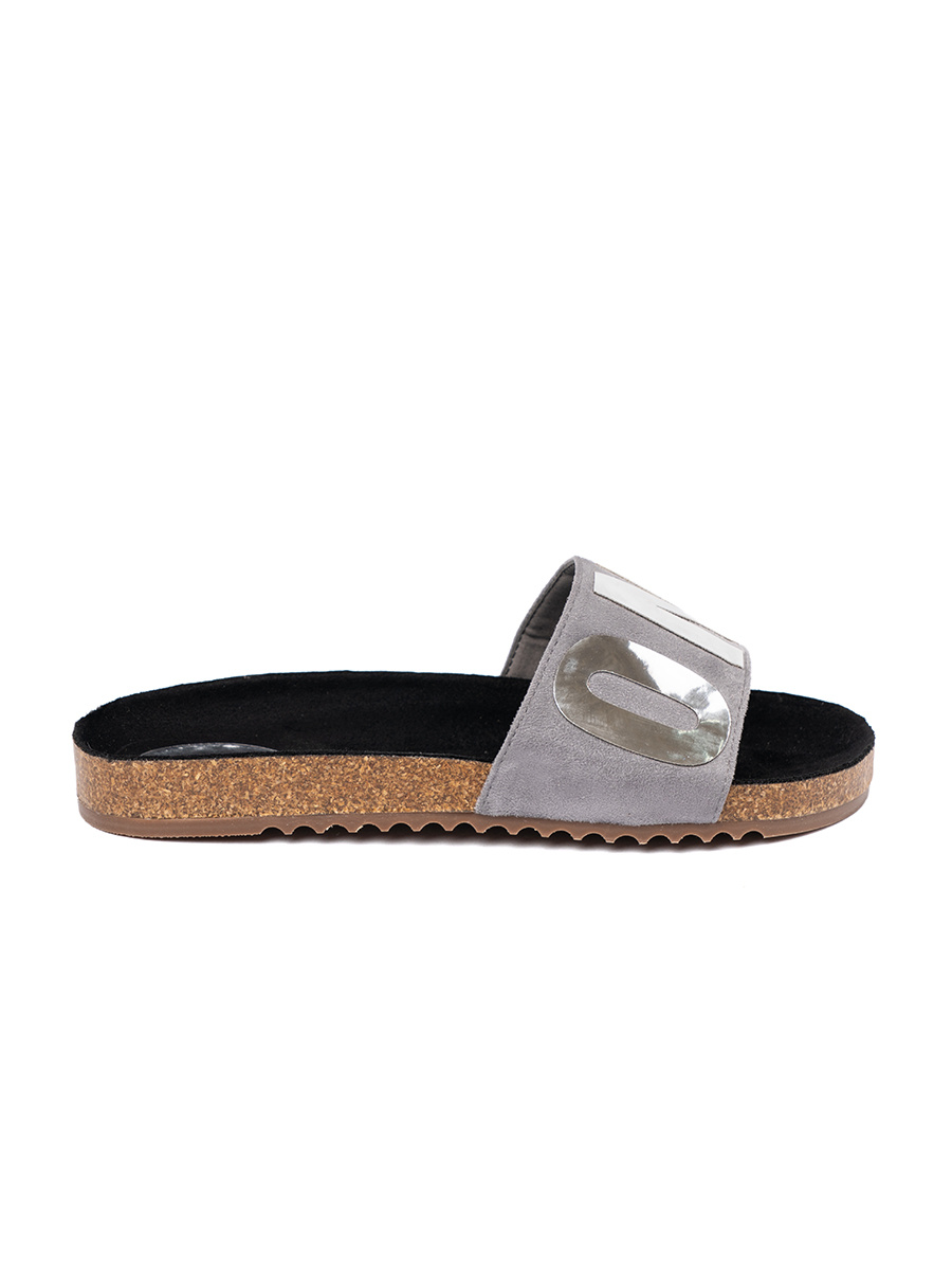 Shelvt Metallic ONE Printed Flip-Flops