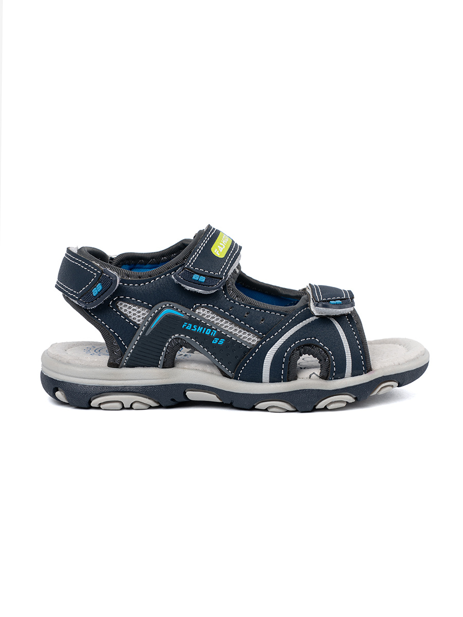 Shelvt Boys navy blue sandals