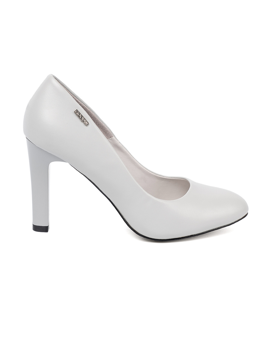 GOODIN Grey classic high-heeled pumps