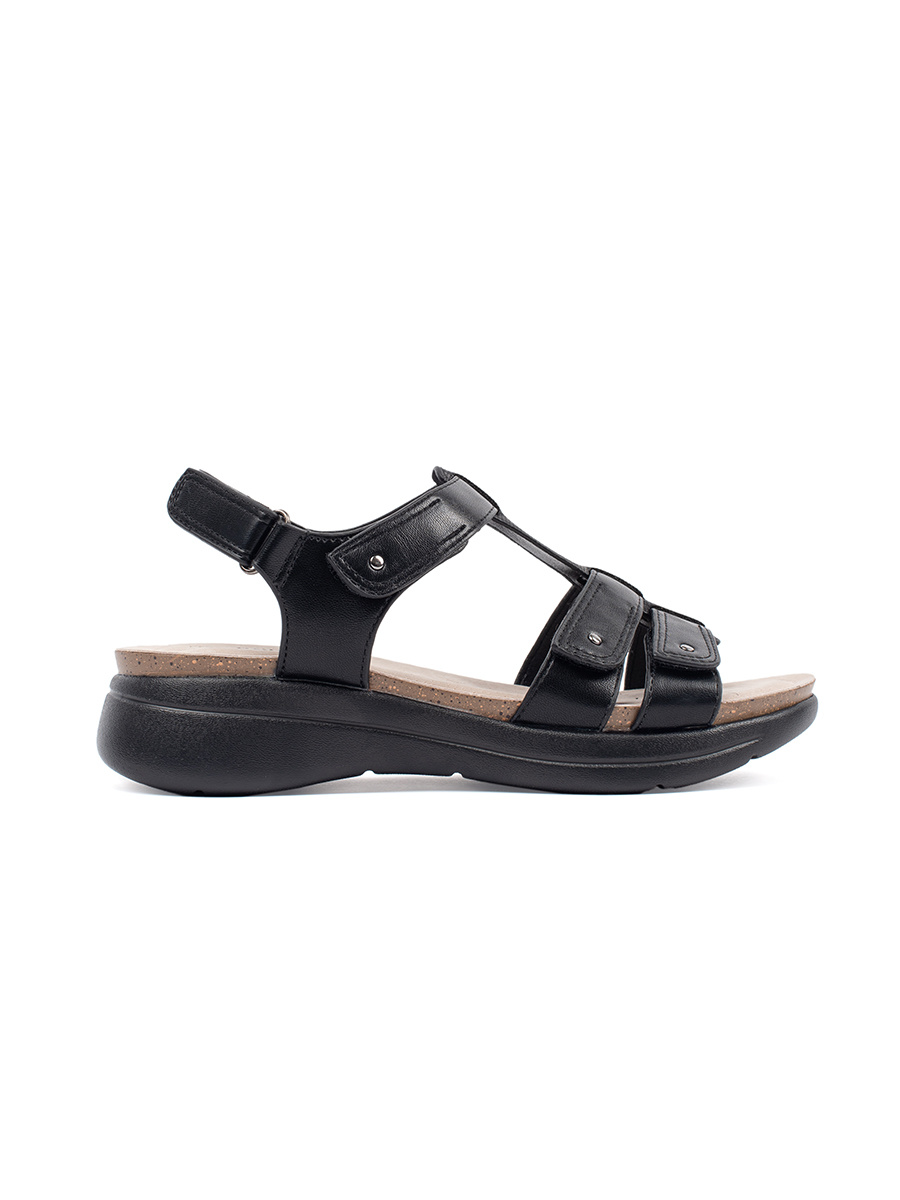 GOODIN Comfortable womens black sandals