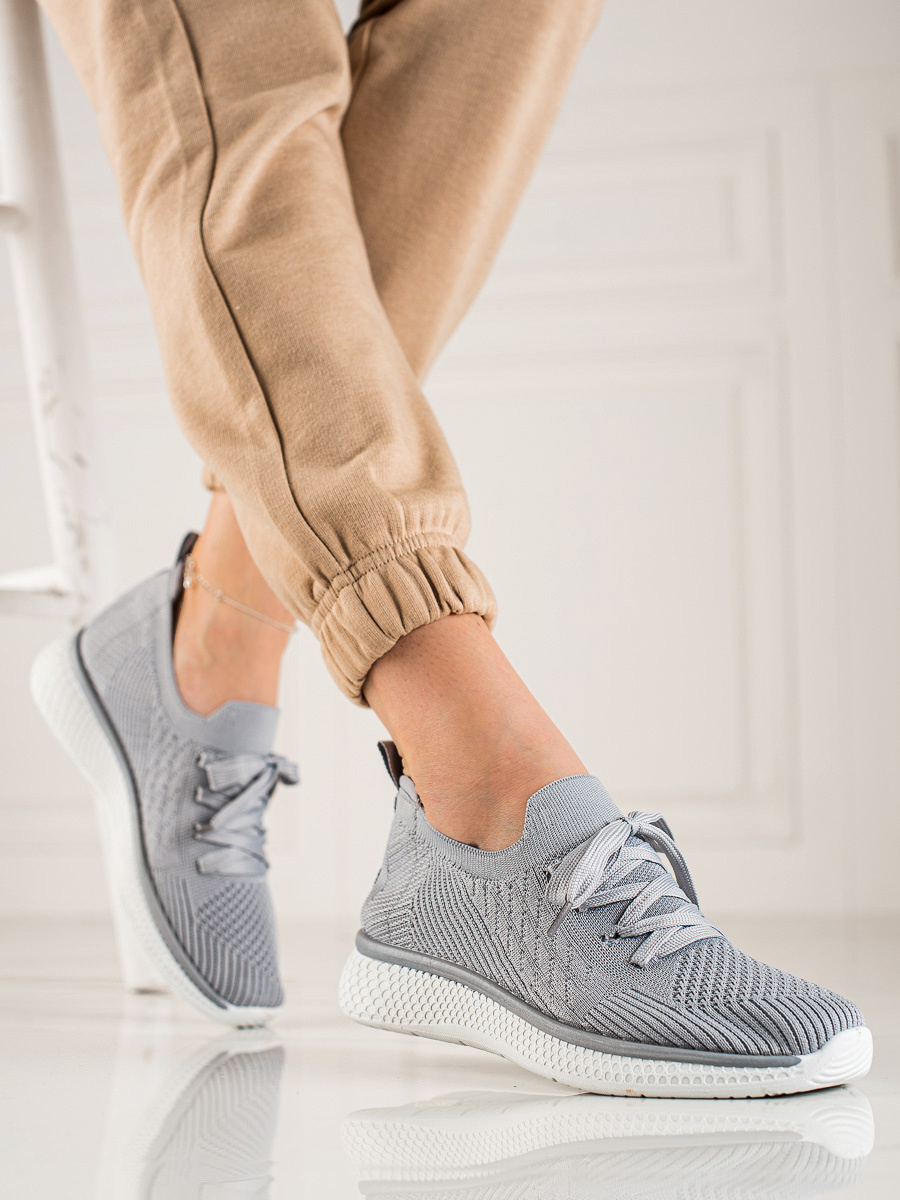 Adidasi dama Shelvt Grey