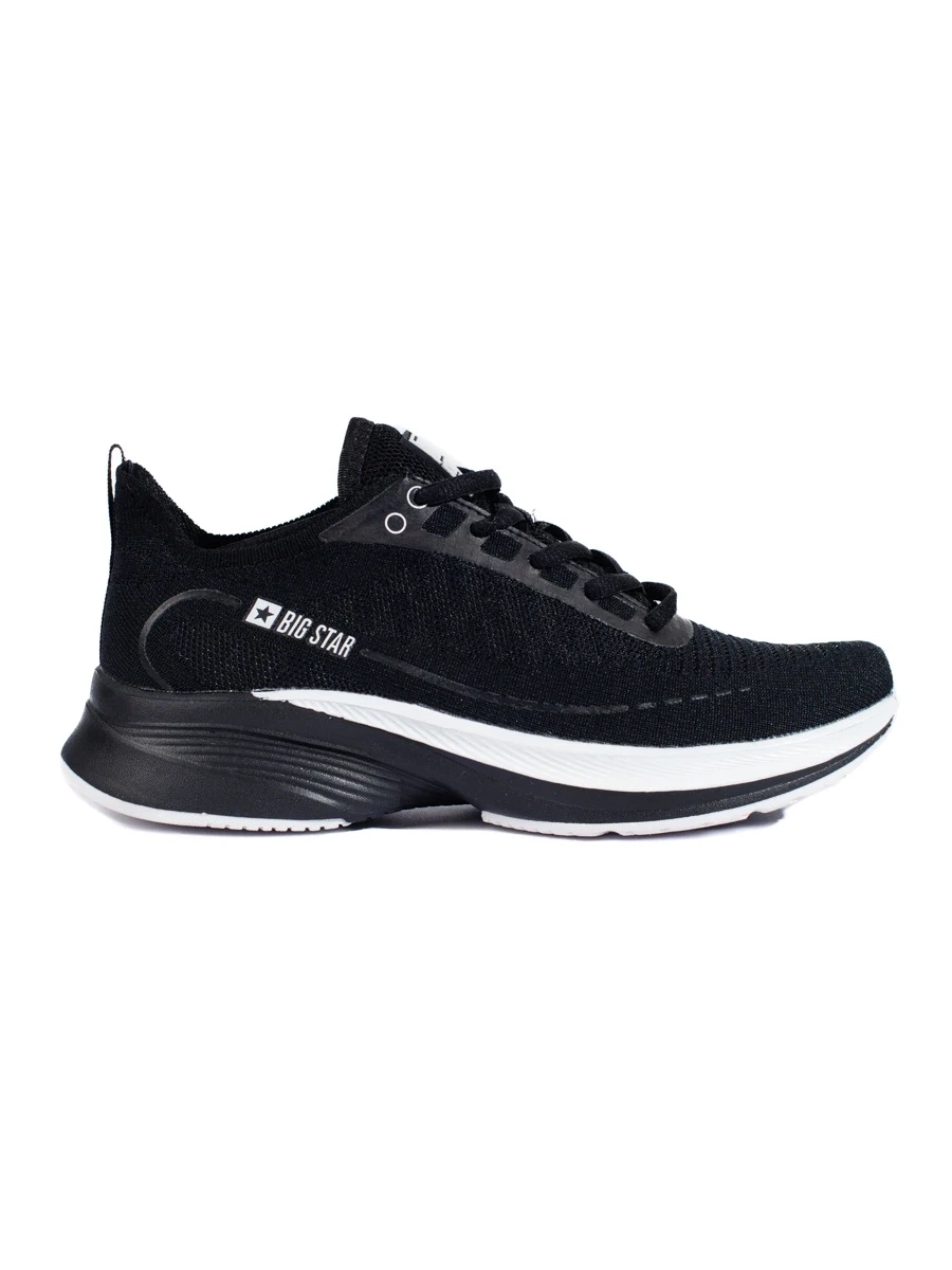 BIG STAR SHOES Black sports shoes with thick sole BIG STAR LL274327