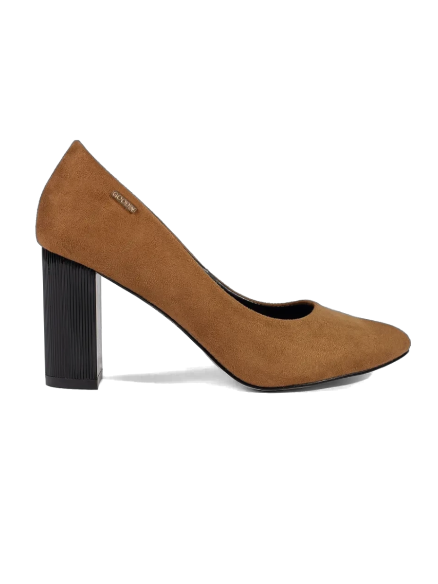 GOODIN Brown pumps on a heel