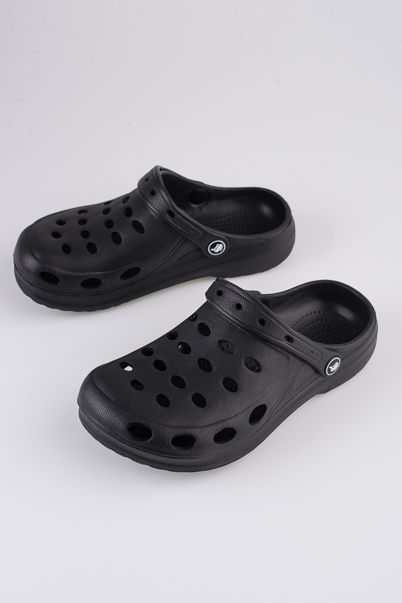 Shelvt boys slippers black lightweight