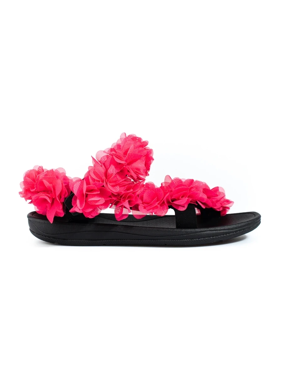 Womens Fragrant Velcro Sandals Shelvt Fuchsia