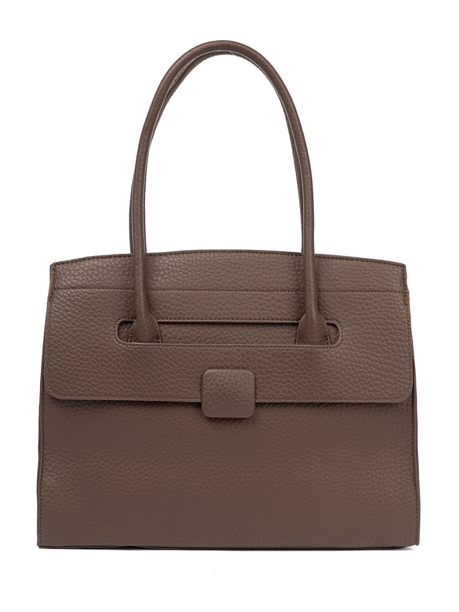 Shelvt Shopper bag made of textured eco leather