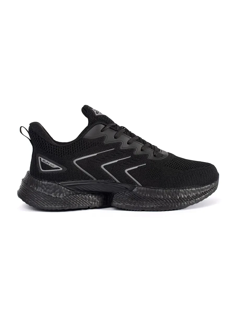 VICO Men's Black Sports Shoes