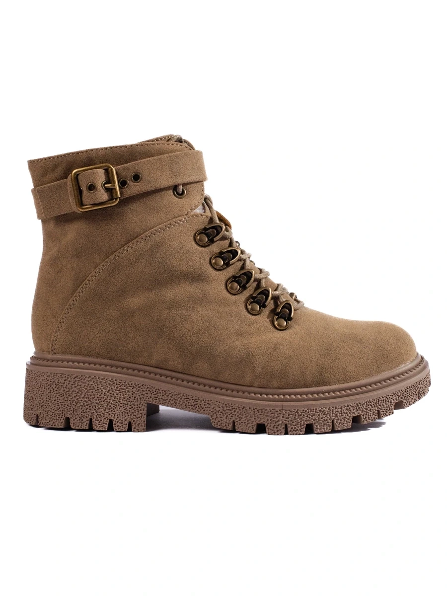 Suede trappers for women Shelvt