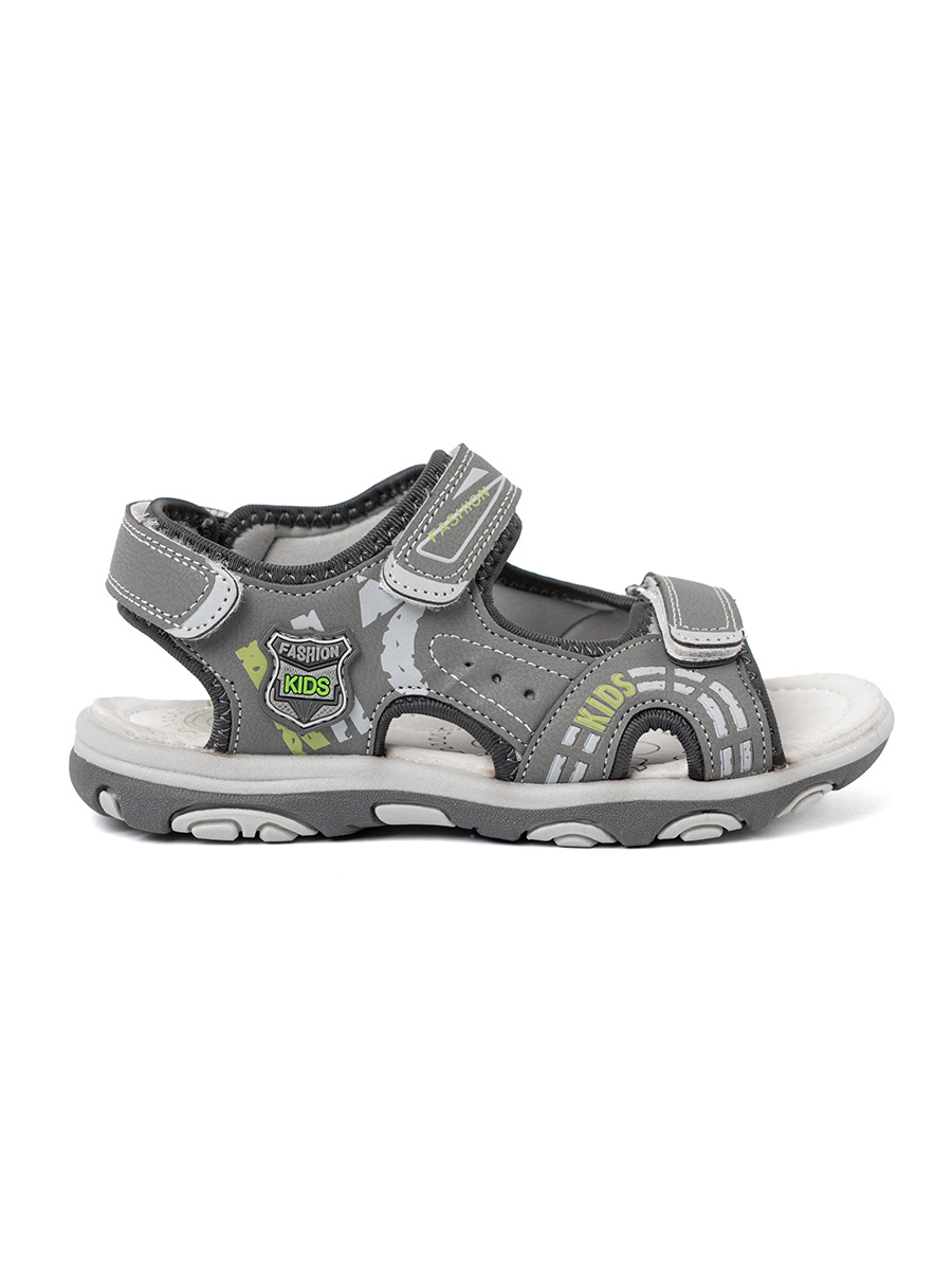 Shelvt Boys Velcro sandals gray