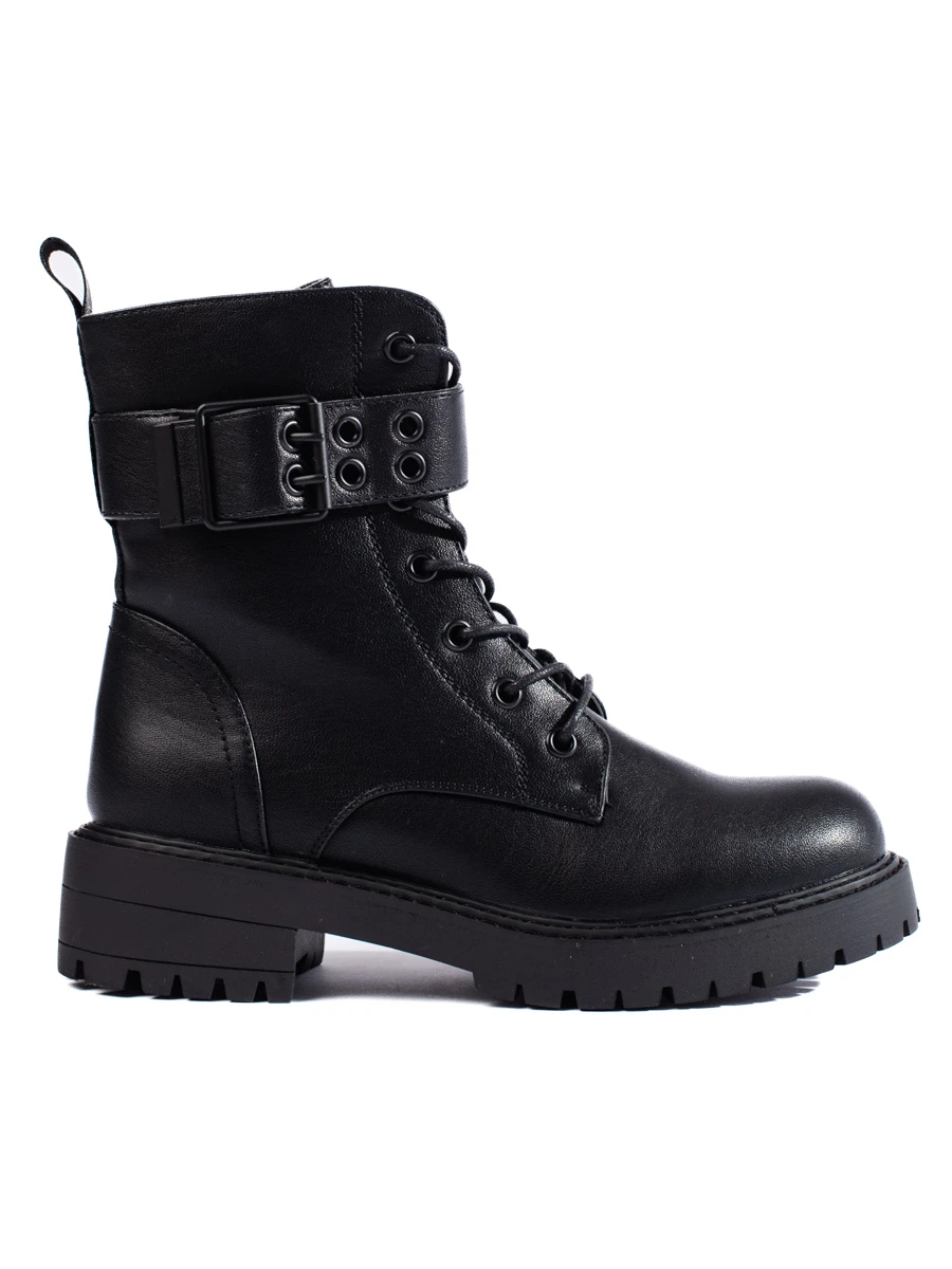 Womens workery Shelvt laced with eco leather