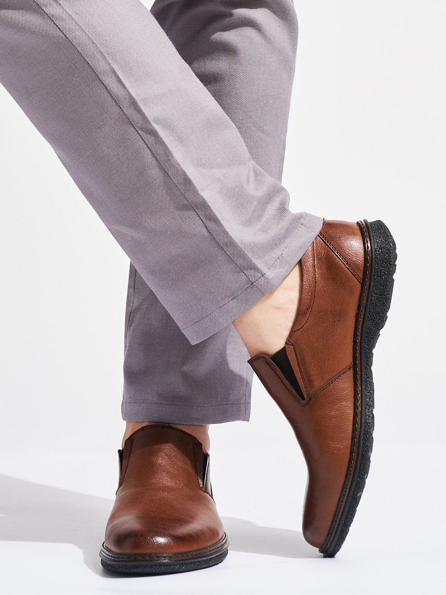 marka niezdefiniowana Mens Brown Shoes