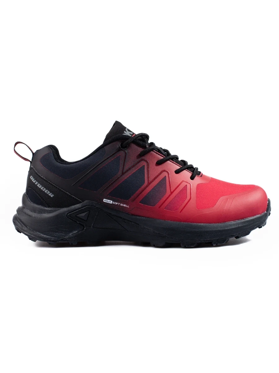 Red trekking shoes for men DK Softshell