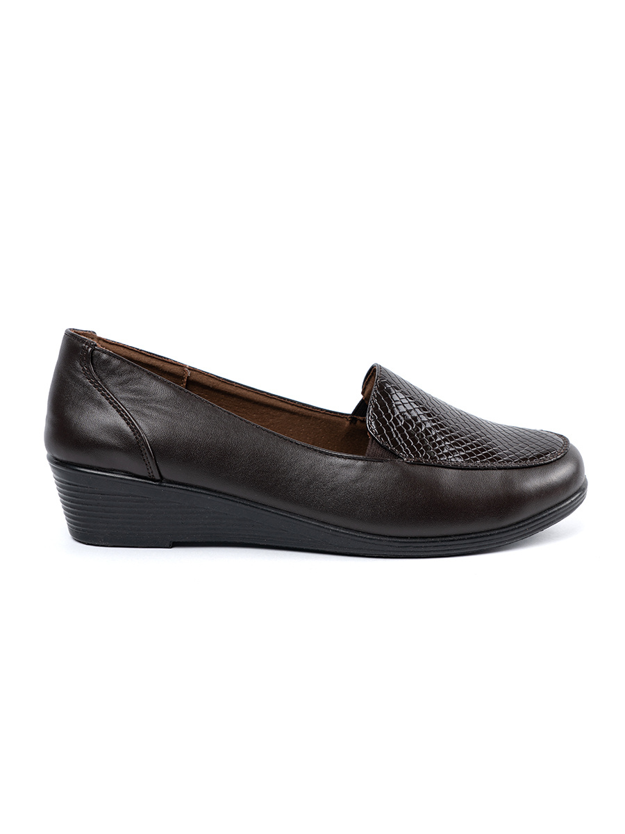 Shelvt Brown wedge shoes