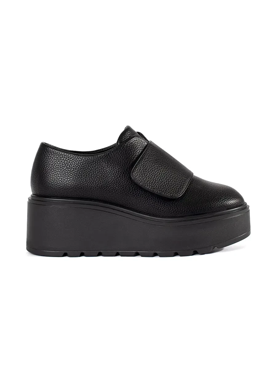 GOODIN Black wedge shoes