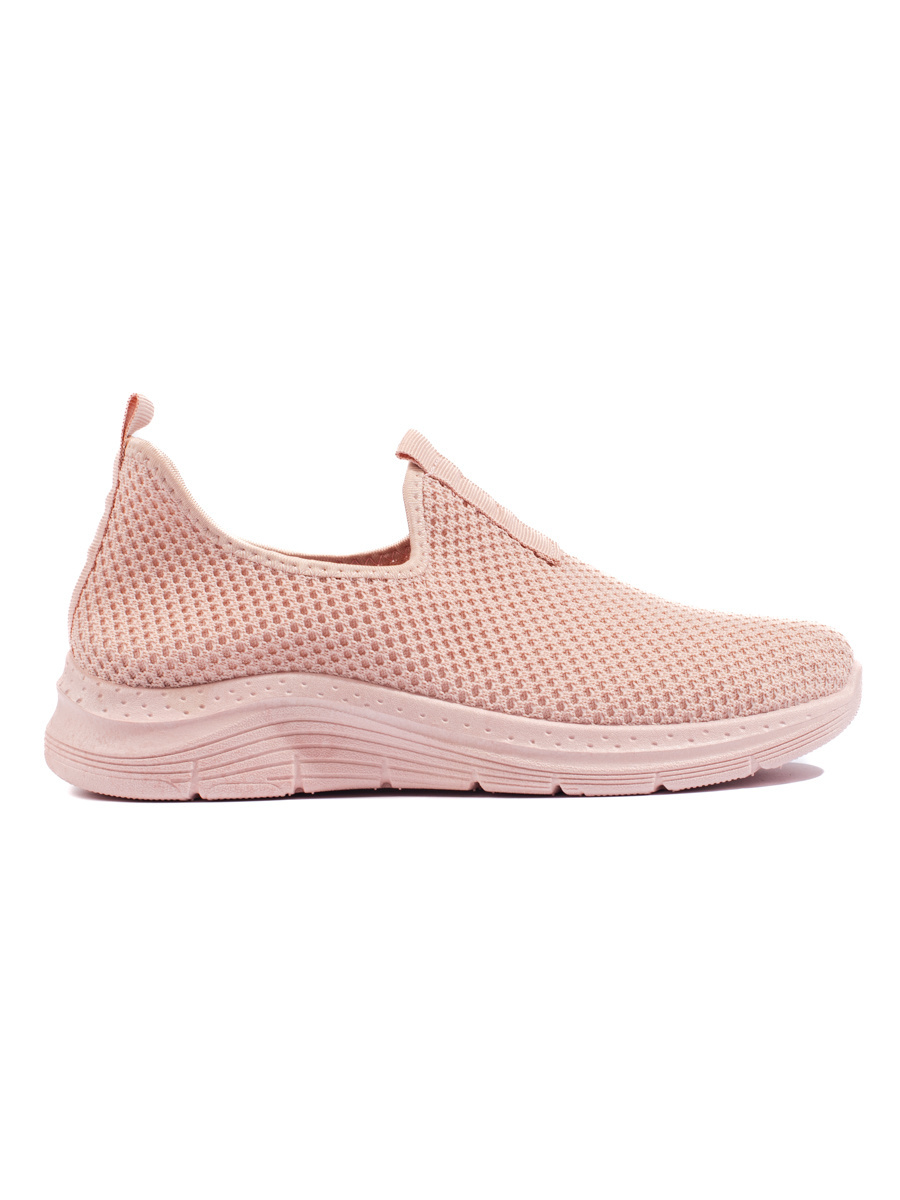 Shelvt Pink Textile Sports Shoes
