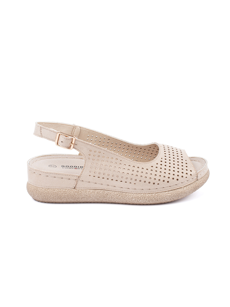 GOODIN Light gold comfortable sandals
