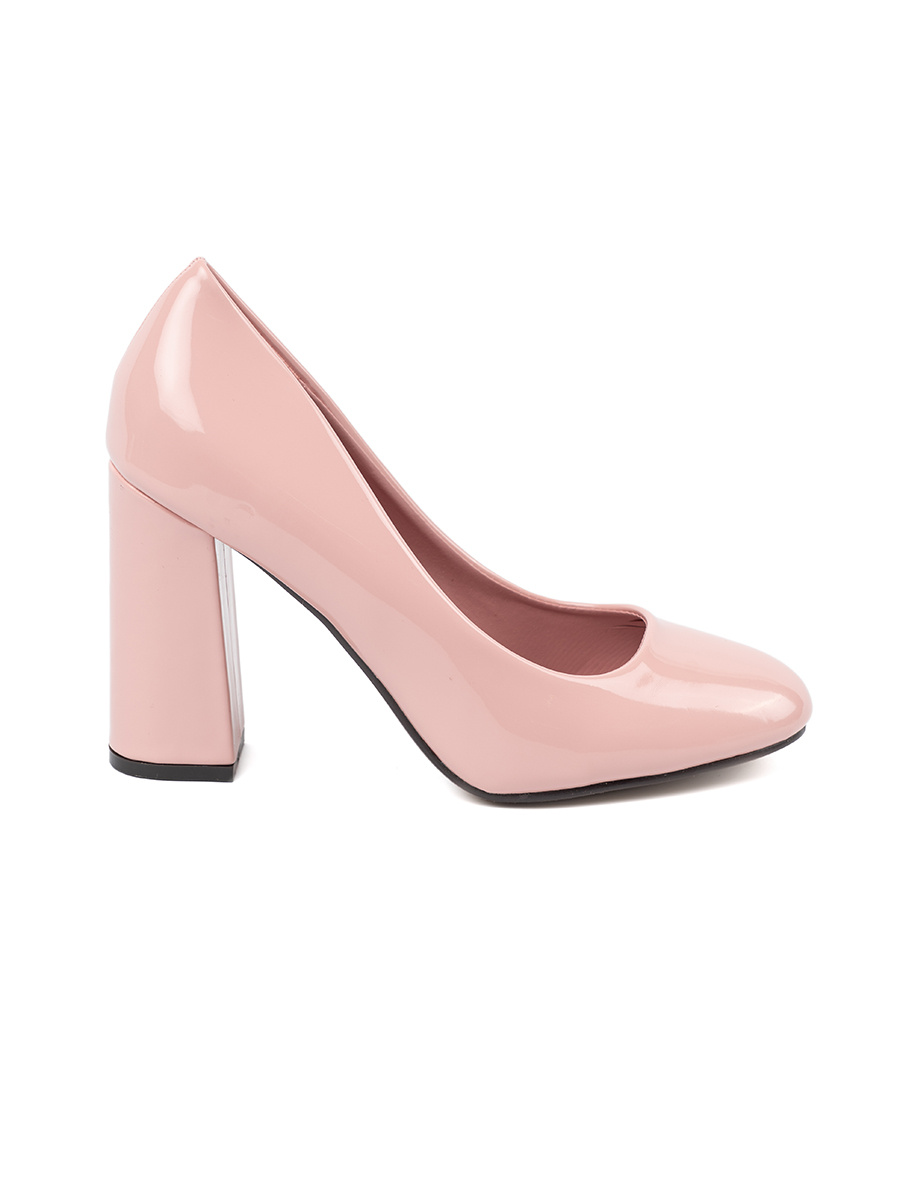 SEASTAR Pink patent pumps on a heel