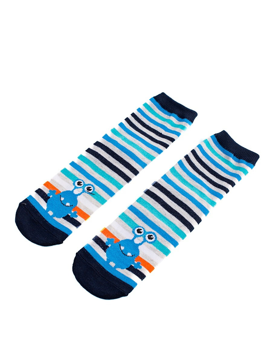 Children's socks Shelvt striped alien