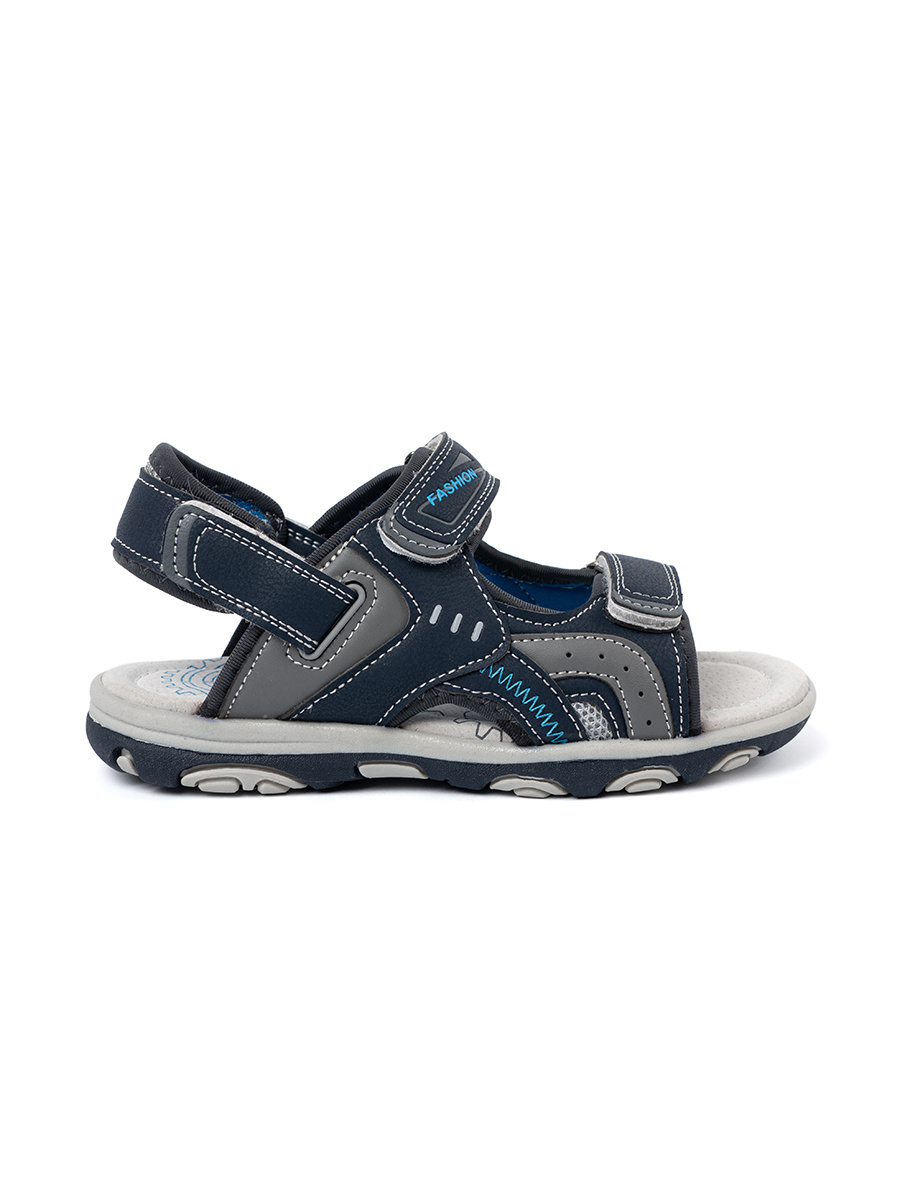 Shelvt Boys Velcro sandals navy blue