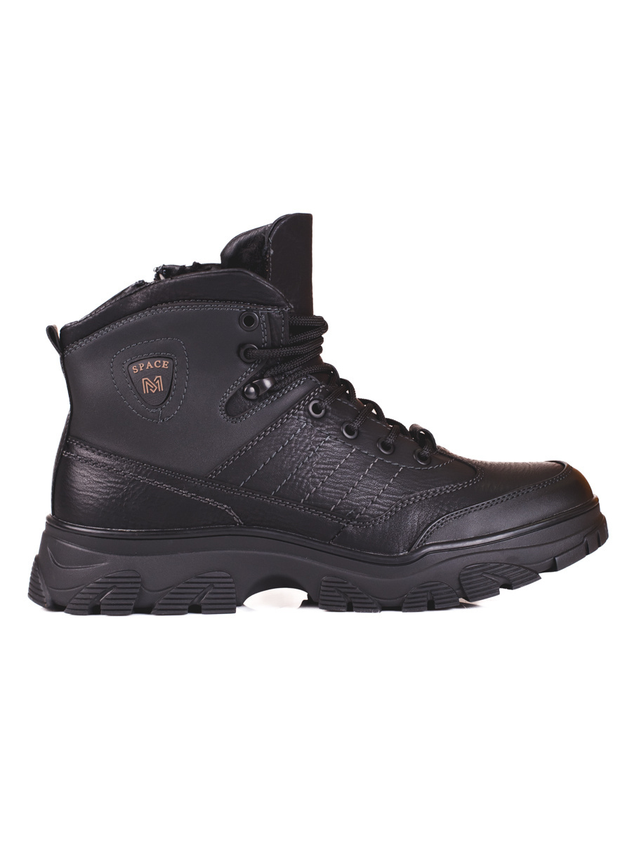 Black winter boots for men Shelovet