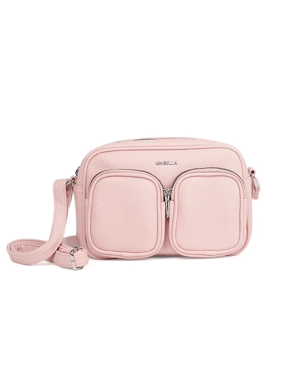 Shelvt Pink small handbag with pockets