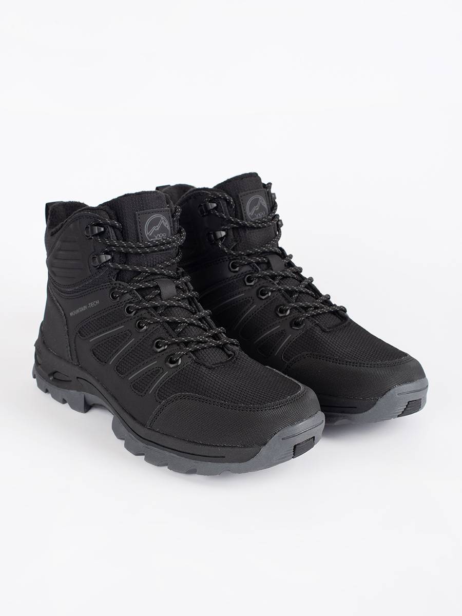 VICO Mens Black High Trekking Boots