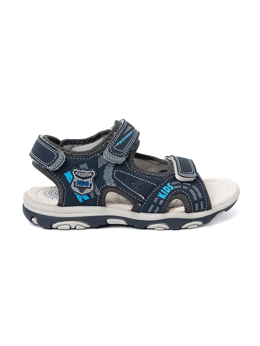 Shelvt Navy blue sandals for kids
