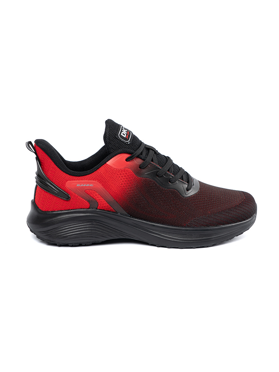 DK Black and red lightweight mens sports shoes