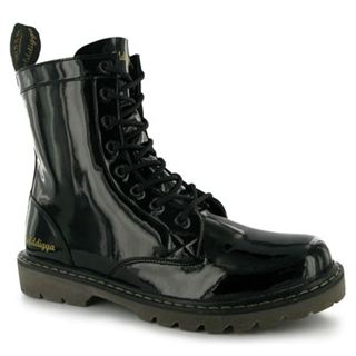 Golddigga Patent Boots Ladies