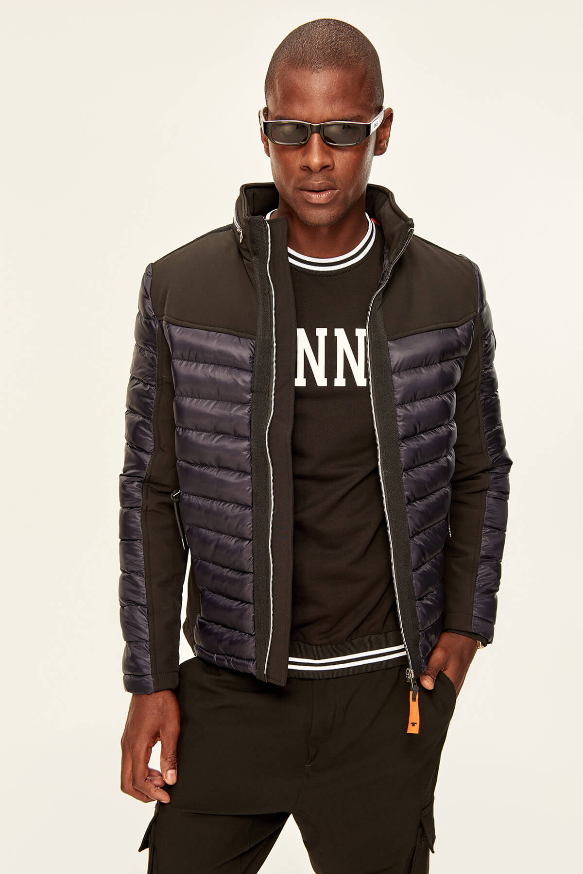 Trendyol Blue Jackets-The Front Zippered