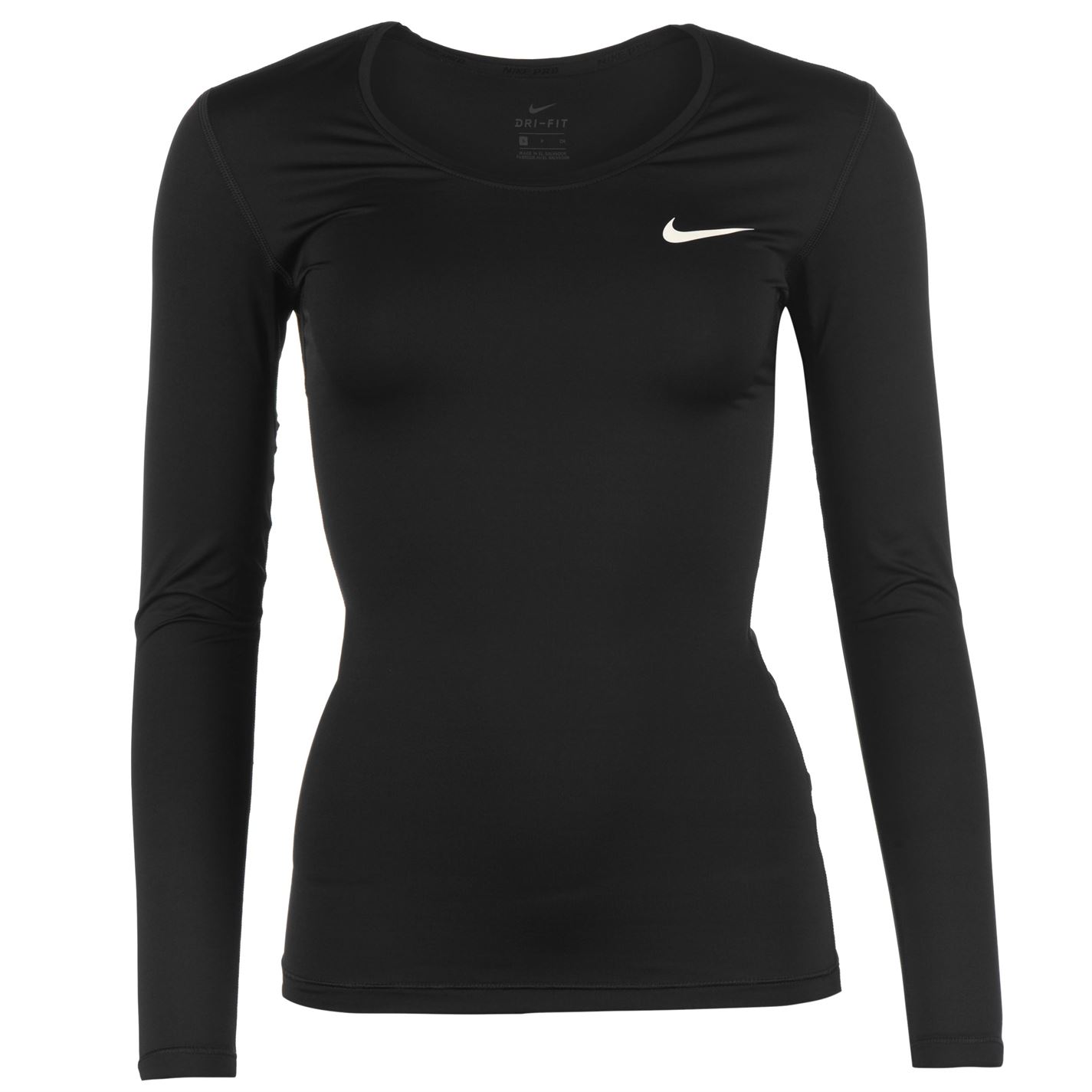 Nike Pro Long Sleeve V Neck Training 