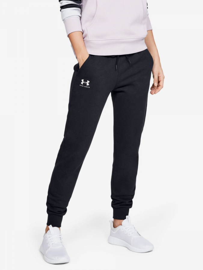 Levně Tepláky Under Armour Rival Fleece Sportstyle Graphic Pant-Blk