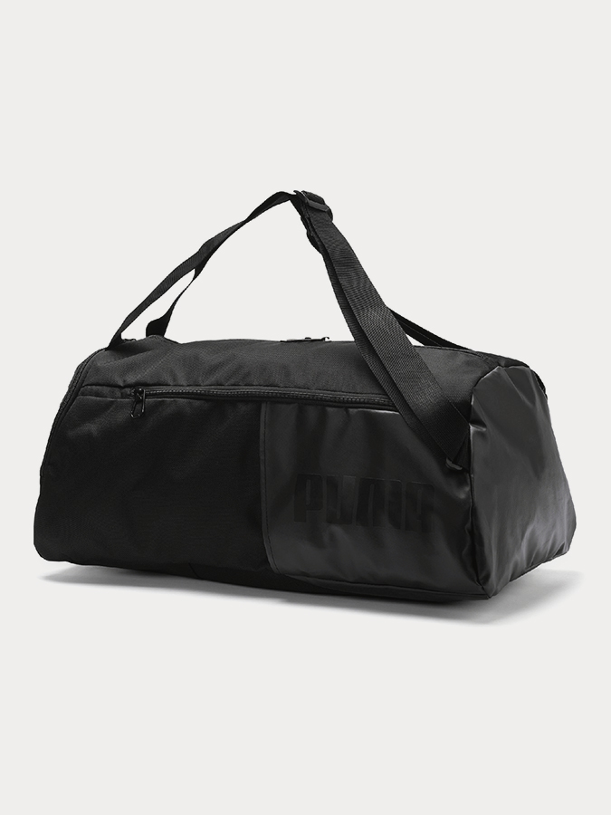 puma black king medium duffle bag
