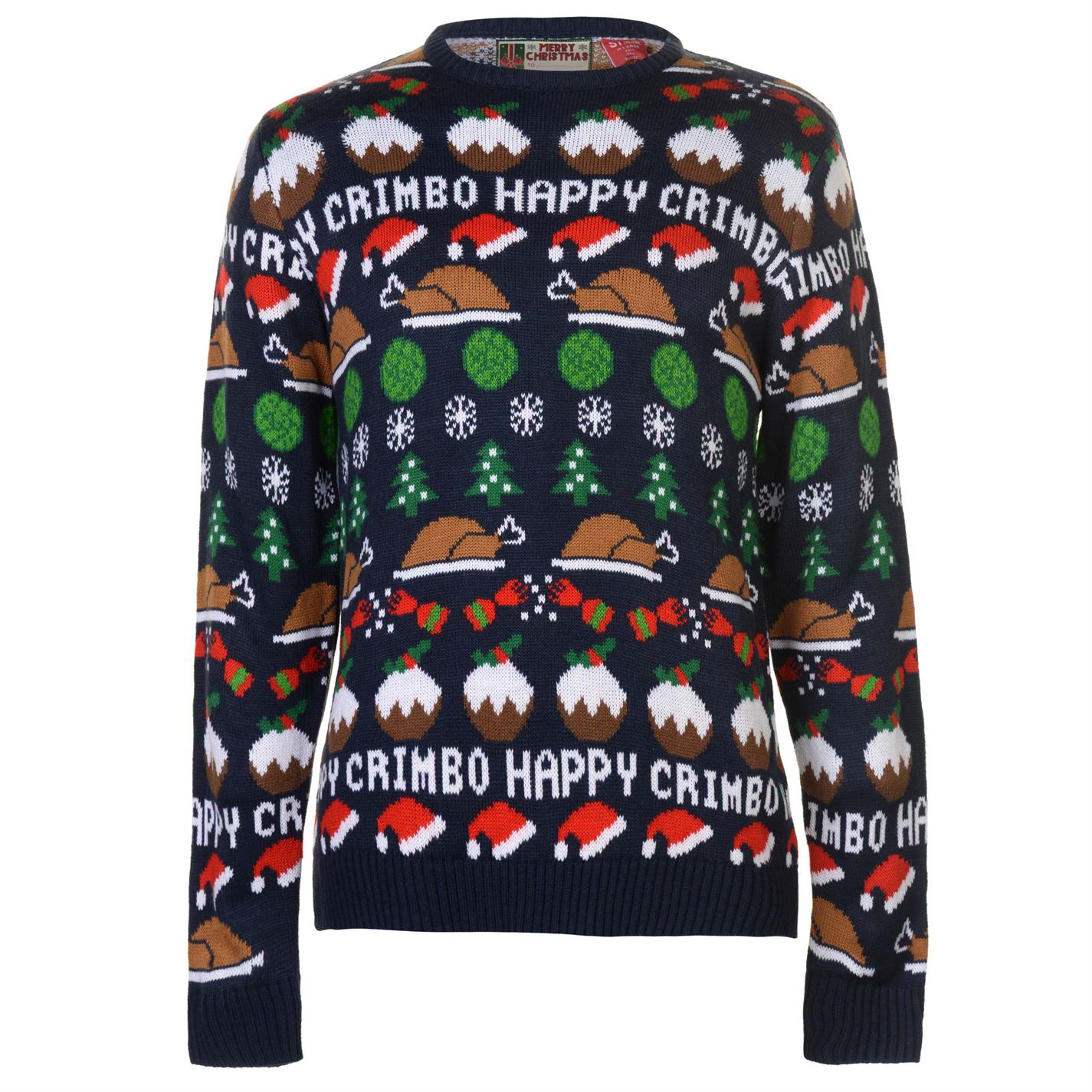 Star Christmas Knit Jumper Mens