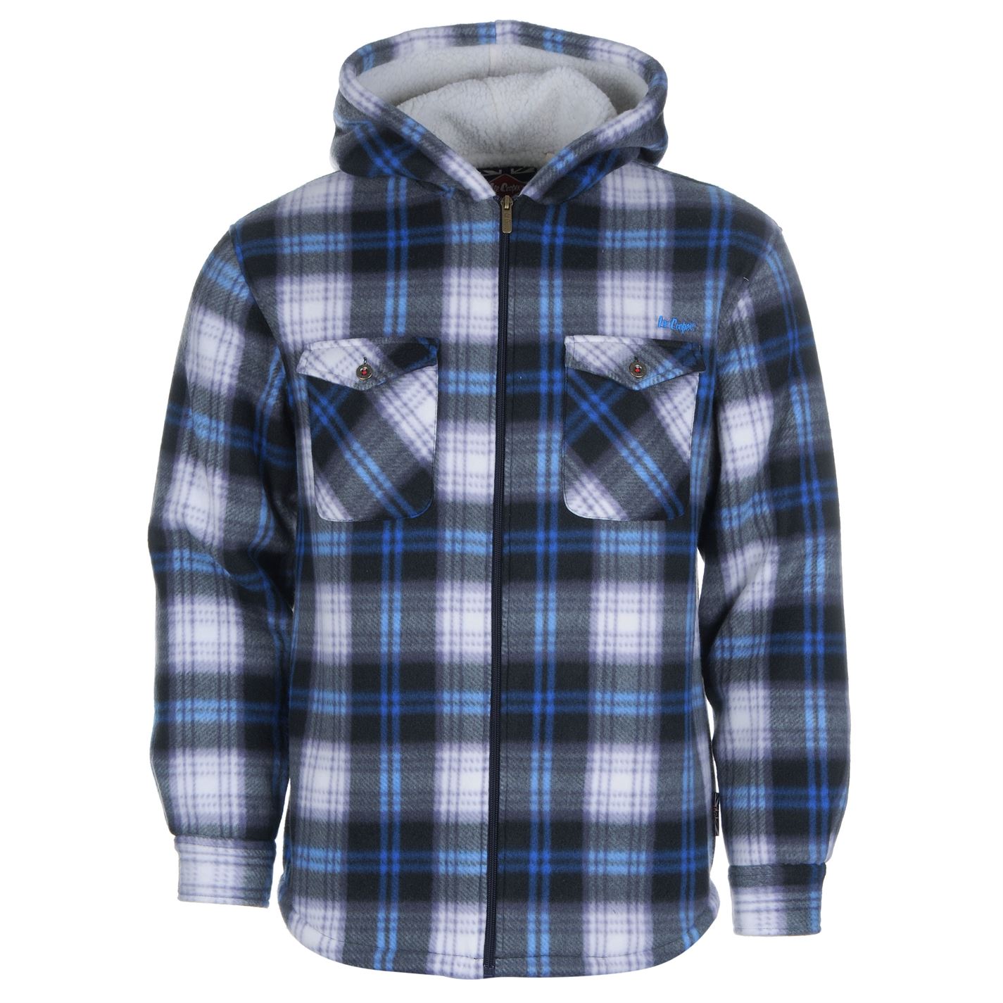 lee cooper fleece lined shirt