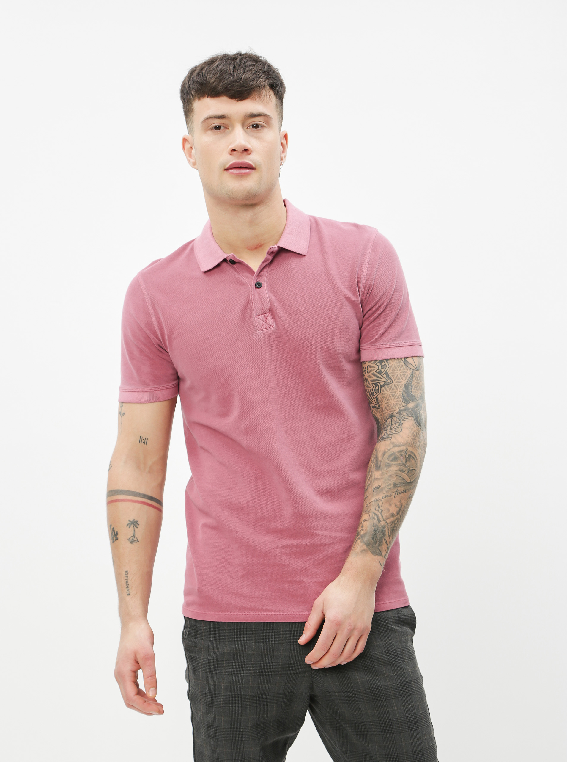 Josh - Stylové pruhované polotriko pro muže main image 1