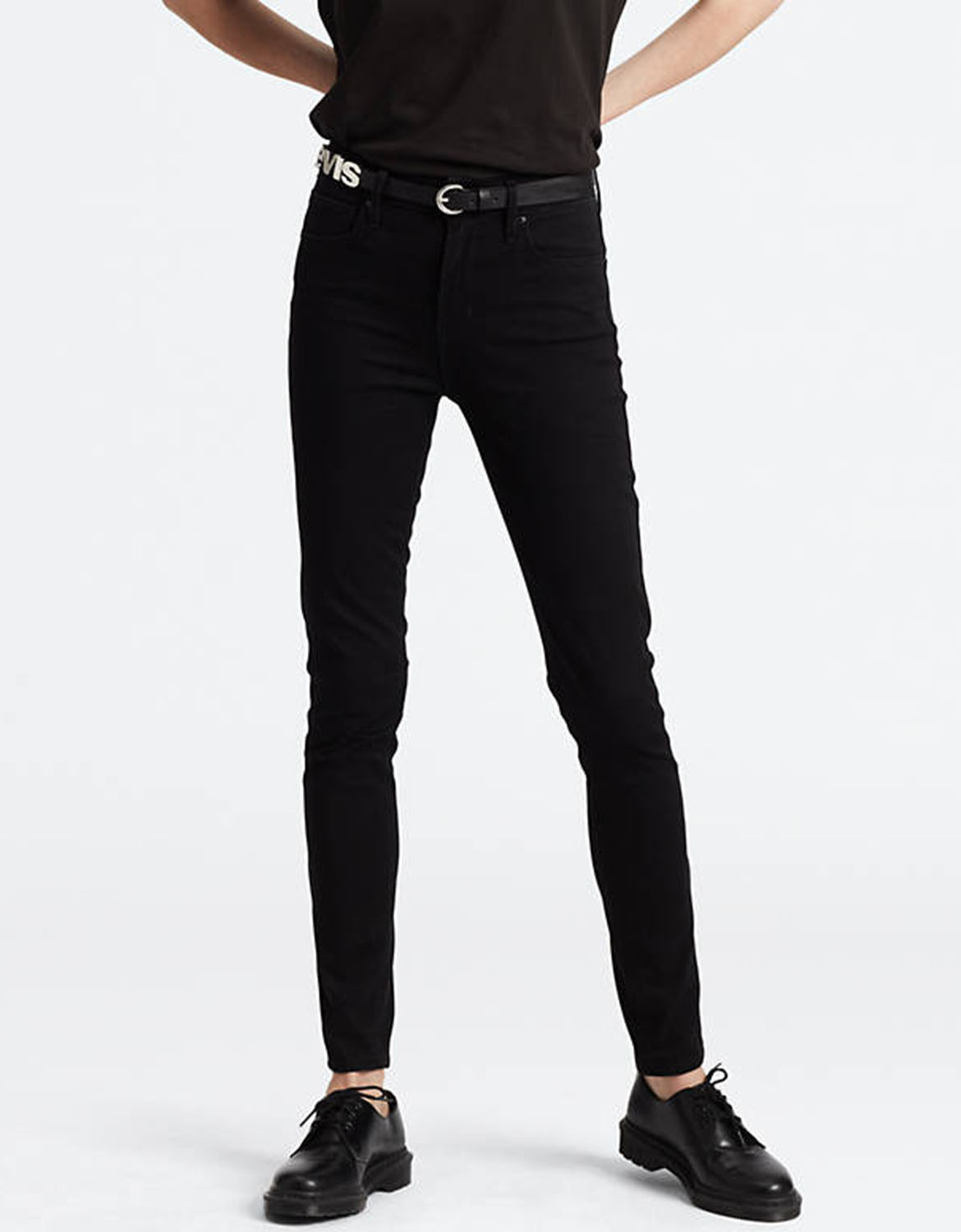 Levi's® Čierne dámske skinny fit rifle Levi's