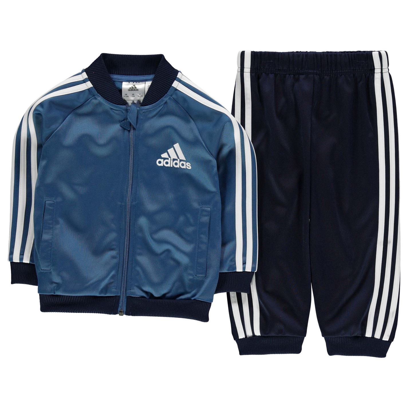 adidas 3 Stripe Tracksuit Baby Boys