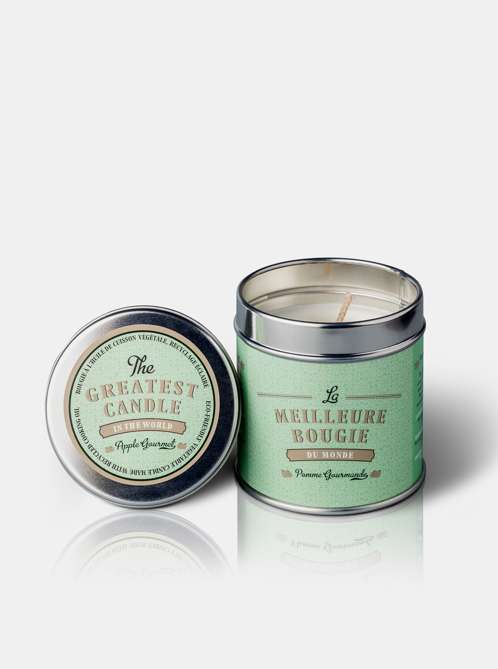 Scented candle in a tin apple 200 g The Greatest Candle In The World