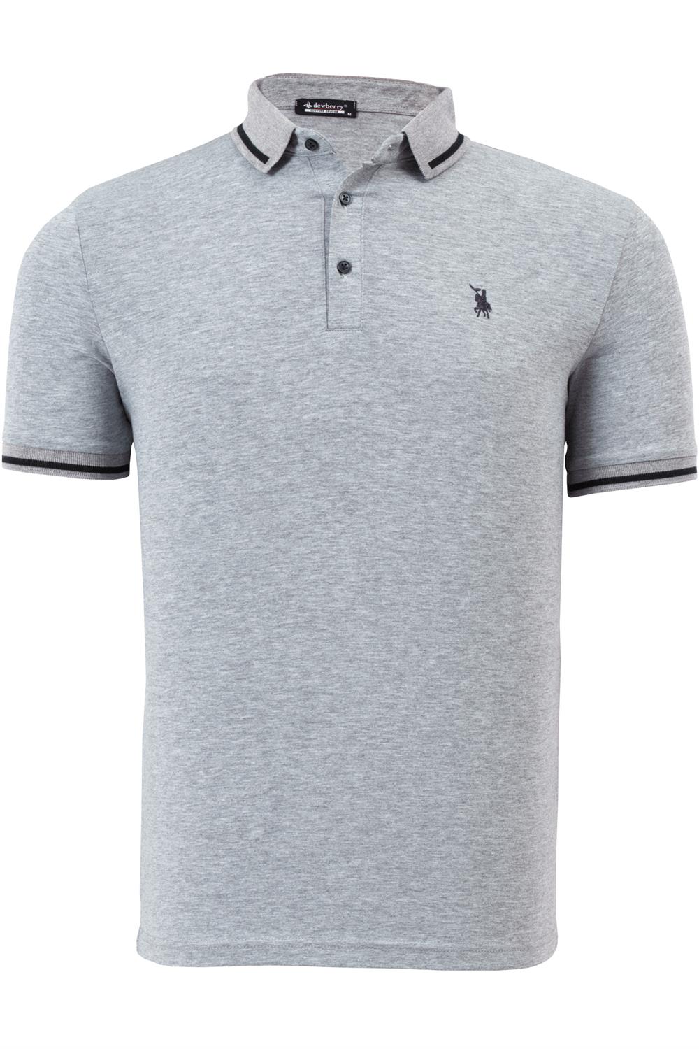 Tricou polo de barbati, dewberry