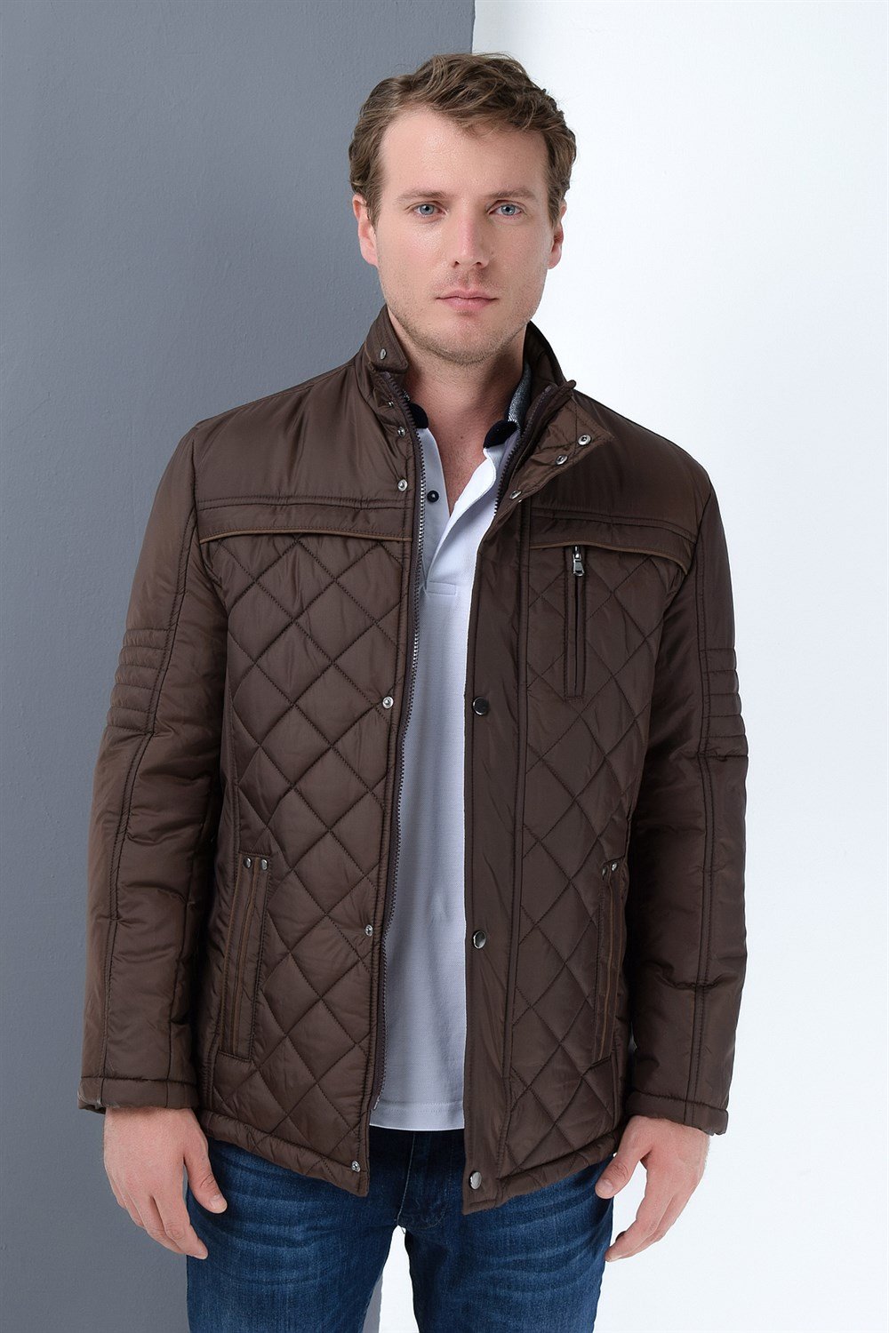 M8616 DEWBERRY MEN&#039;S COAT-BROWN