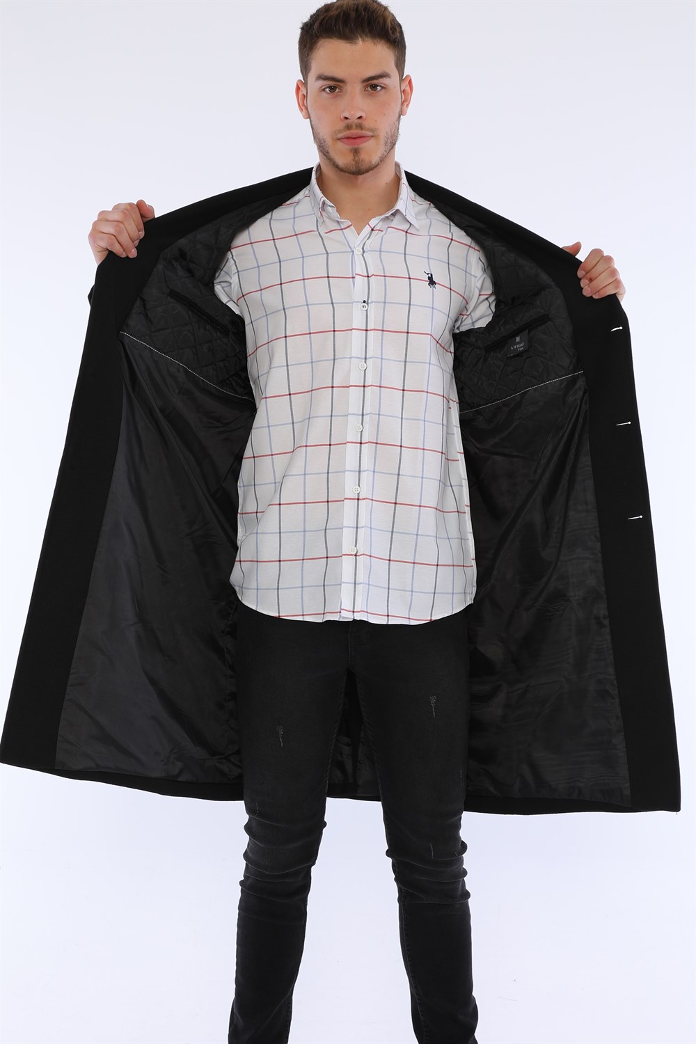 PLT8400 DEWBERRY MEN'S COAT-BLACK