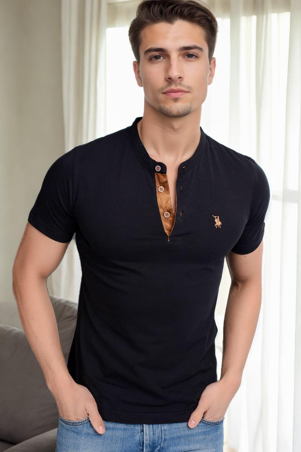 T9560 Dewberry T-SHIRT-BLACK-image
