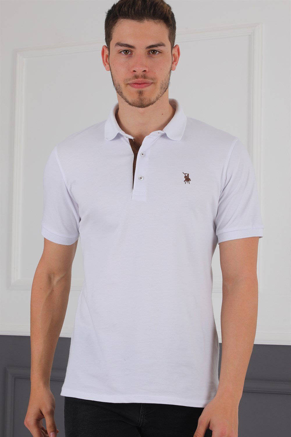 Tricou polo barbati, dewberry