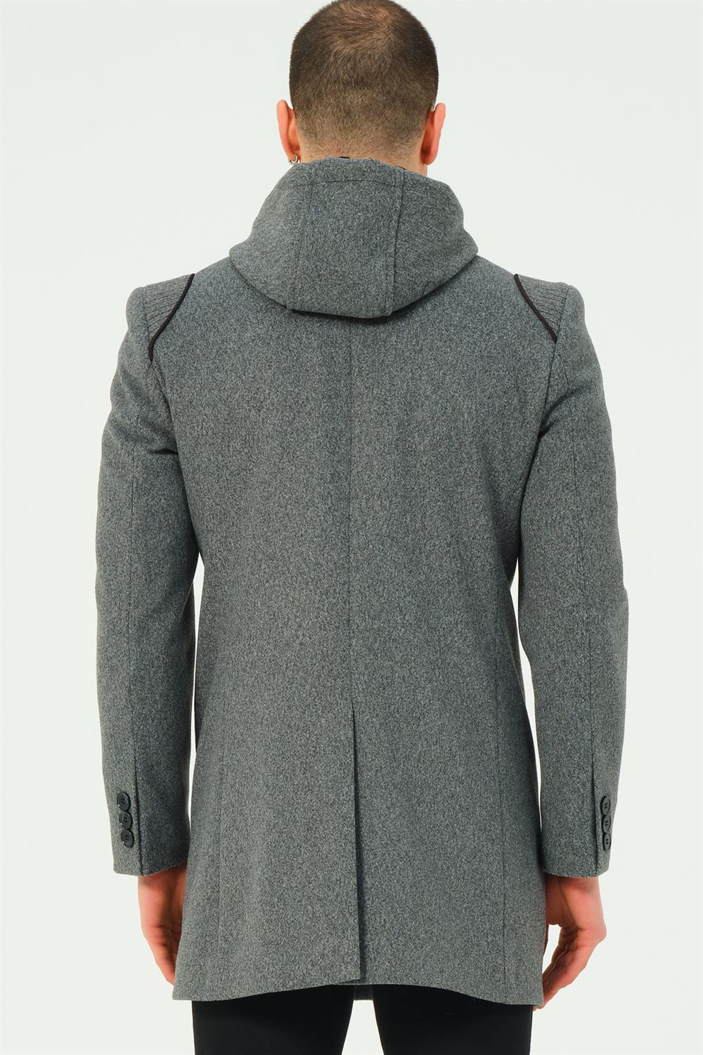 PLT8335 DEWBERRY MEN'S COAT-DARK GREY