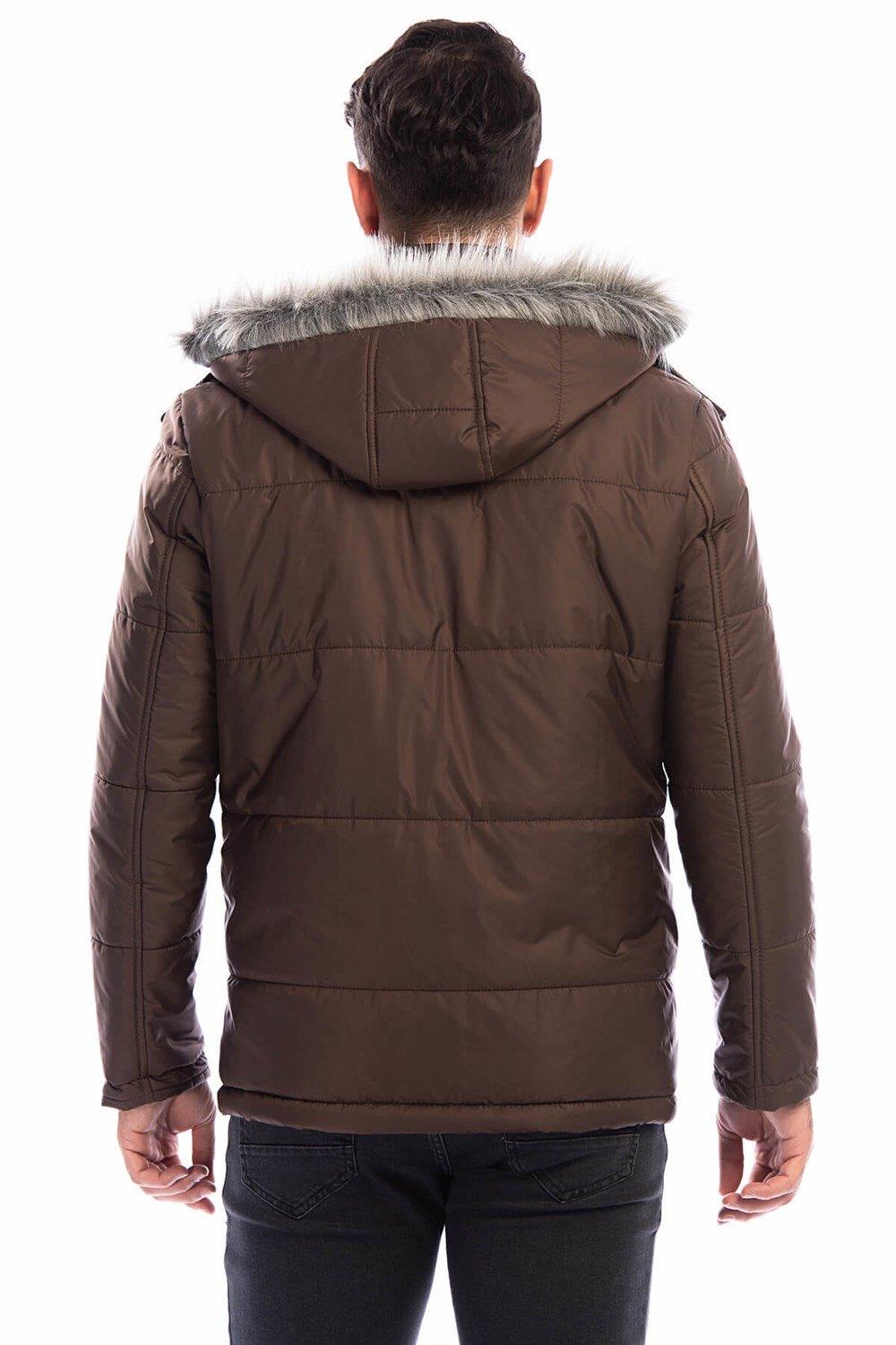 Geacă de iarnă pentru bărbați Dewberry maro