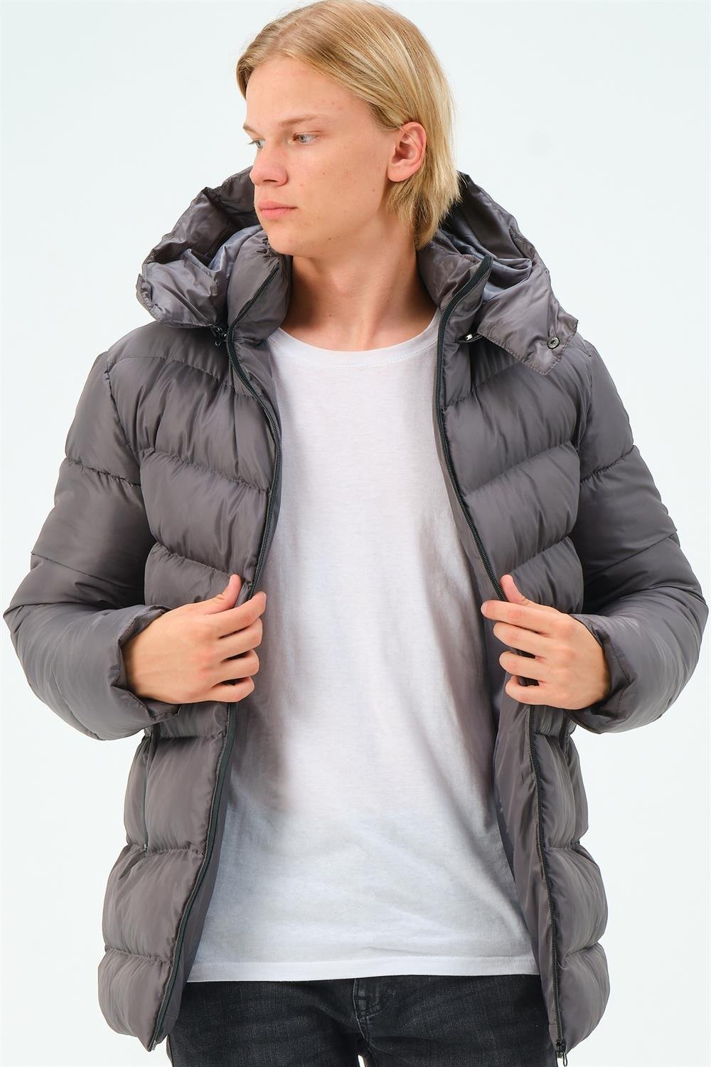 M8659 HAINĂ BĂRBĂTEASCĂ DEWBERRY-ANTRACIT