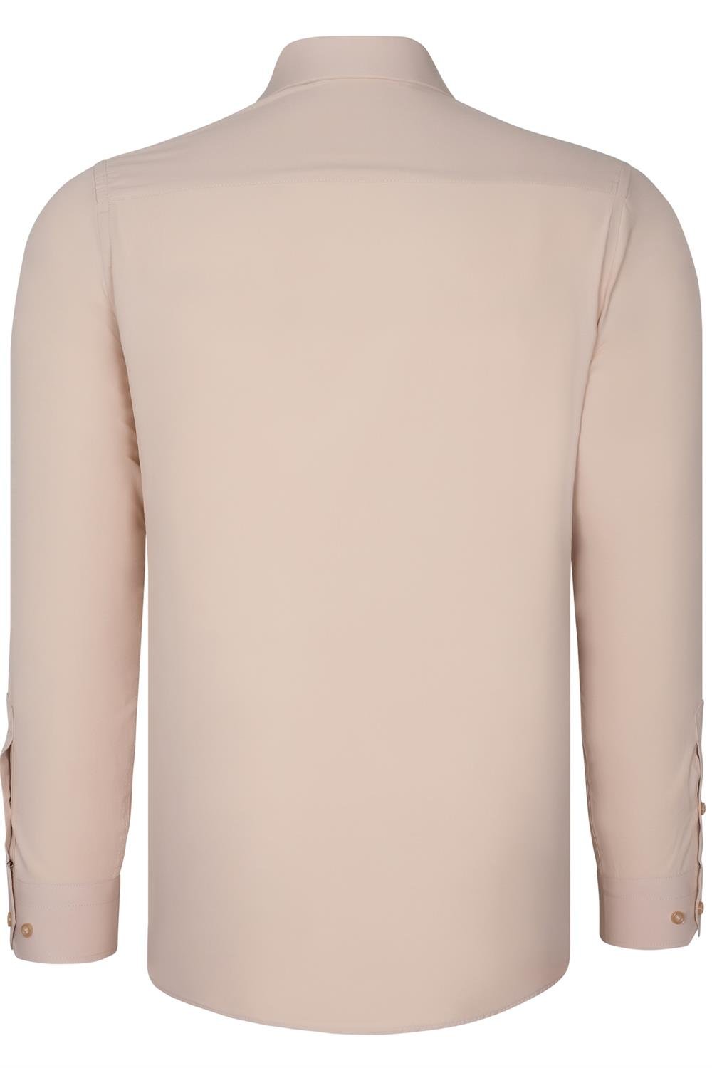 DUAL SET G726 DEWBERRY MENS SHIRTS-WHITE-BEIGE