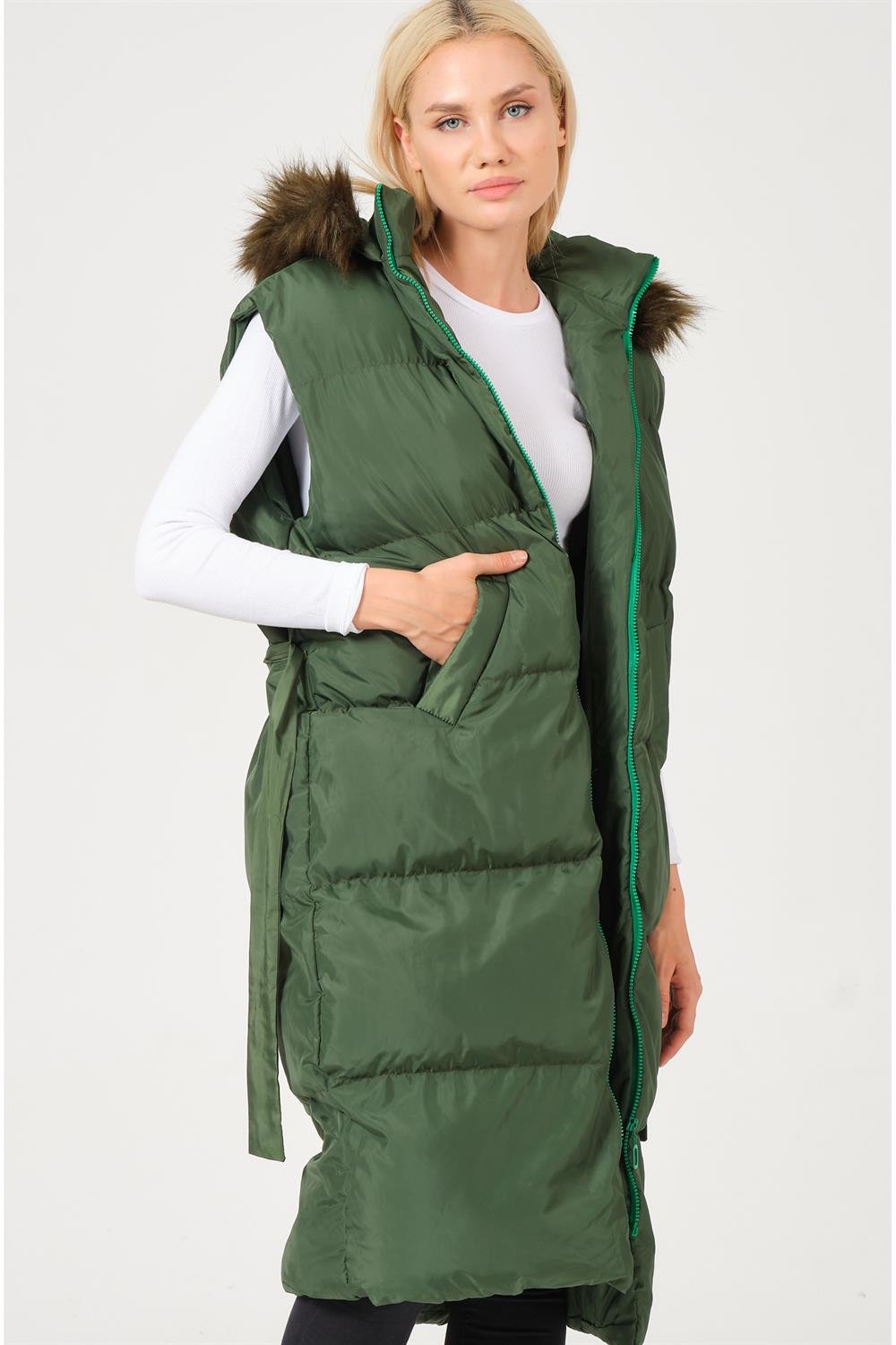 Z6744 DEWBERRY WOMEN'S VEST-STRAIGHT NAFTI