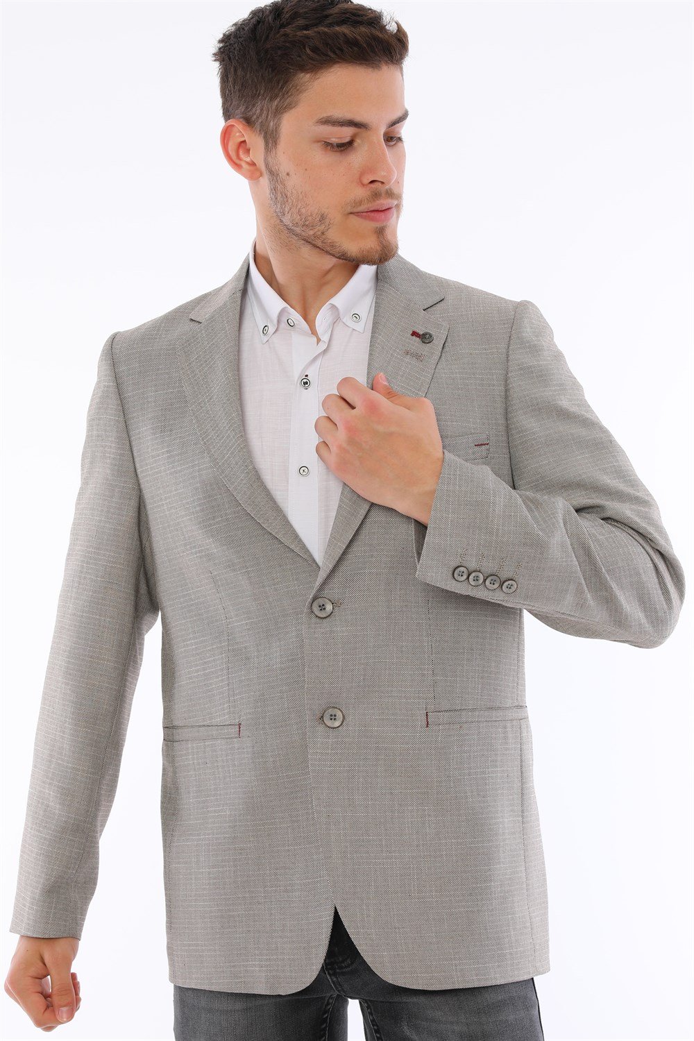 C9056 DEWBERRY MEN&#039;S JACKET-BEIGE